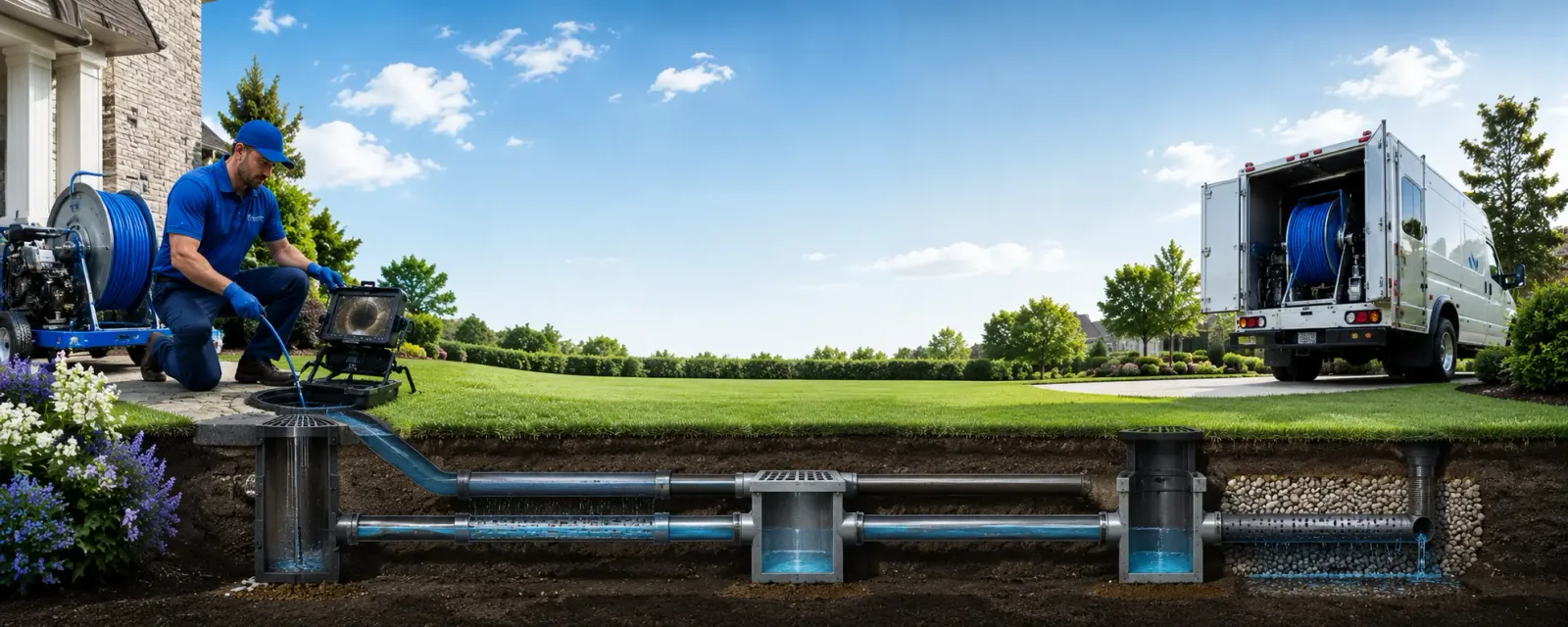 Outdoor drain cleaning information for Intervale, NH